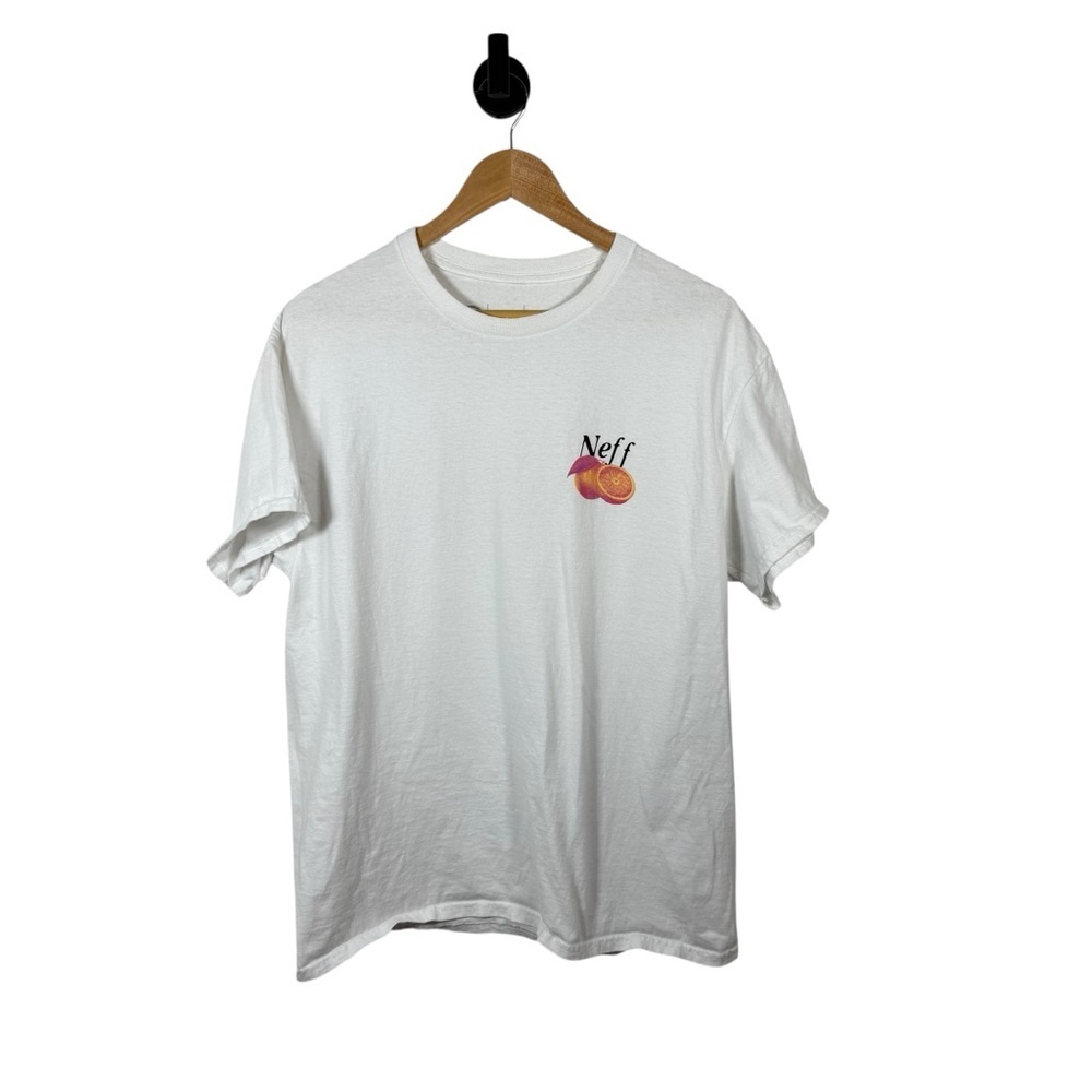 NEFF Men’s Floral Elevated Peace Graphic Tee in White Multi Size L